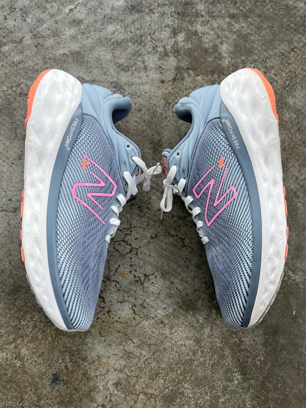 New Balance Fresh Foam X 840 v1 Gray Pink Running Shoes Women’s 12